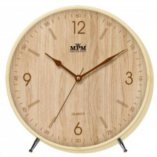 Nástenné hodiny MPM, 2977.51.B - hnedá svetlá, 22cm