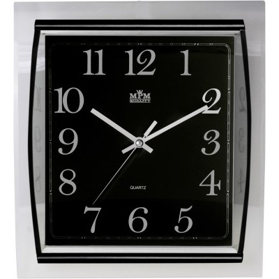 Nástenné hodiny MPM, 3174.9090 - čierna/čierna, 32cm Nástenné hodiny MPM, 3174.9090 - čierna/čierna, 32cm