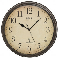 Rádiom riadené nástenné hodiny AMS 5962 – patina (32 cm) Rádiom riadené nástenné hodiny AMS 5962 – patina (32 cm)