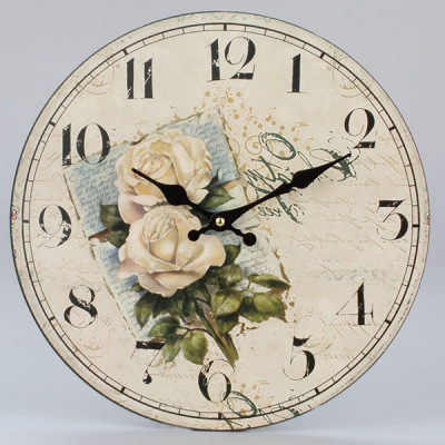 Nástenné hodiny HLC, Rose, 34cm Nástenné hodiny HLC, Rose, 34cm