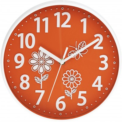 Nástenné hodiny MPM, 3230.60 - oranžová, 25cm Nástenné hodiny MPM, 3230.60 - oranžová, 25cm