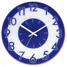 Nástenné hodiny MPM, 3234.30 - modrá, 30cm