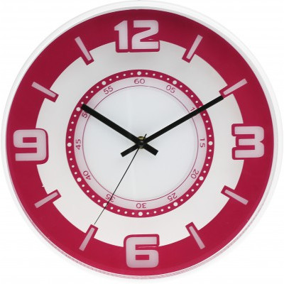 Nástenné hodiny MPM, 3220.23 - ružová, 30cm Nástenné hodiny MPM, 3220.23 - ružová, 30cm