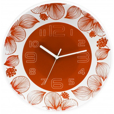 Nástenné hodiny MPM, 3227.60 - oranžová, 30cm