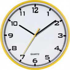 Nástenné hodiny MPM, 2479.10 - žltá, 30cm Nástenné hodiny MPM, 2479.10 - žltá, 30cm