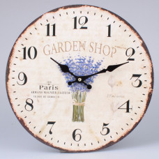 Nástenné hodiny HLC, Garden shop, 34cm