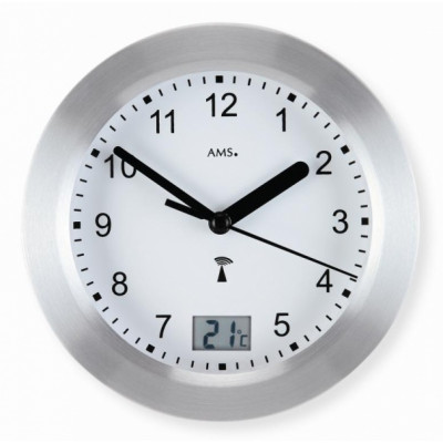 Nástenné hodiny 5923 AMS riadené rádiovým signálom 17cm