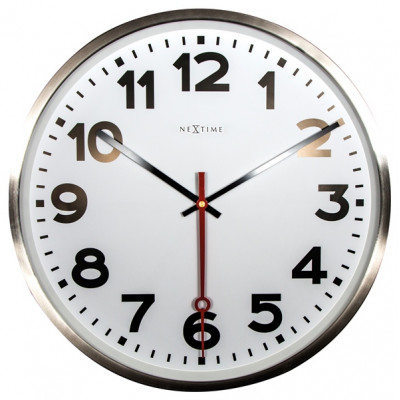 Nástenné hodiny hodiny 3127ar Nextime Super Station Number 55cm Nástenné hodiny hodiny 3127ar Nextime Super Station Number 55cm
