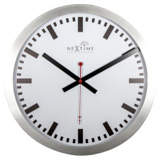 Nástenné hodiny riadené signálom DCF 3999strc Nextime Station Stripe 35cm Nástenné hodiny riadené signálom DCF 3999strc Nextime Station Stripe 35cm