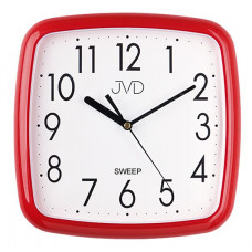 Tiché nástenné hodiny JVD HP615.14 – Červené (25 cm) Tiché nástenné hodiny JVD HP615.14 – Červené (25 cm)