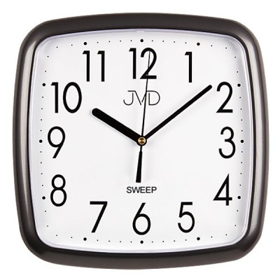 Dizajnové nástenné hodiny JVD FUNKY HP615.17 – antracitové, tichý chod sweep, 25 cm Dizajnové nástenné hodiny JVD FUNKY HP615.17 – antracitové, tichý chod sweep, 25 cm