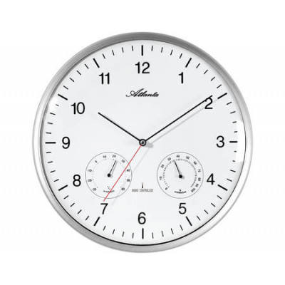 Nástenné hodiny Atlanta 4363/19, riadené rádiovým signálom, 33cm Nástenné hodiny Atlanta 4363/19, riadené rádiovým signálom, 33cm