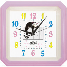 Nástenné hodiny MPM, 2418.24 - fialová, 28cm Nástenné hodiny MPM, 2418.24 - fialová, 28cm