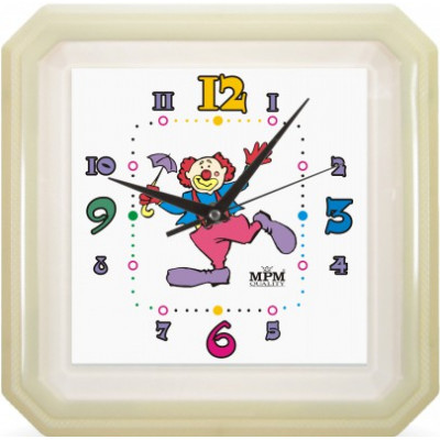 Nástenné hodiny MPM, 2418.00 - biela, 28cm Nástenné hodiny MPM, 2418.00 - biela, 28cm