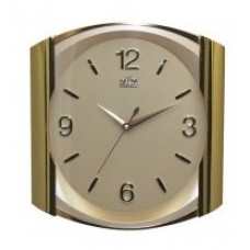 Nástenné hodiny MPM, 2430.80.SW - zlatá, 34cm