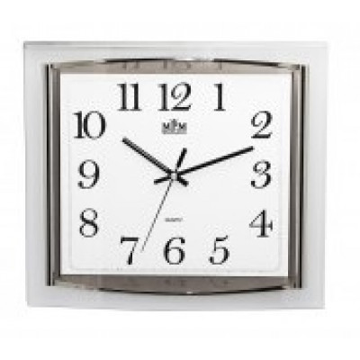 Nástenné hodiny MPM, 2442.00.SW - biela, 36cm Nástenné hodiny MPM, 2442.00.SW - biela, 36cm