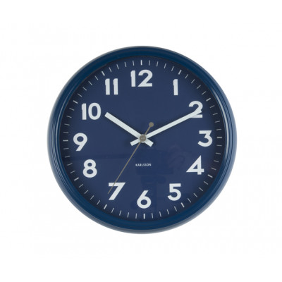 Nástenné hodiny KA5610BL, Karlsson, Badge, 38cm Nástenné hodiny KA5610BL, Karlsson, Badge, 38cm