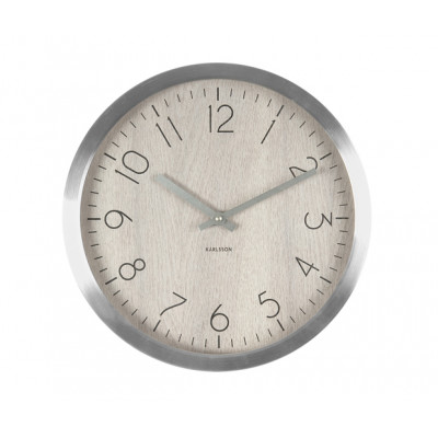 Nástenné hodiny KA5608WH, Karlsson, Wood Charm, 60cm Nástenné hodiny KA5608WH, Karlsson, Wood Charm, 60cm
