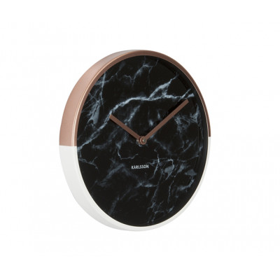 Nástenné hodiny KA5605BK, Karlsson, Marble Delight, 30cm Nástenné hodiny KA5605BK, Karlsson, Marble Delight, 30cm