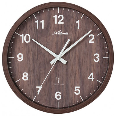 Nástenné hodiny Atlanta 4438/20, rádiom riadené, 31cm Nástenné hodiny Atlanta 4438/20, rádiom riadené, 31cm