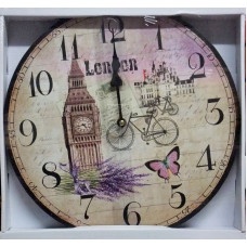 Nástenné hodiny Vintage, ar22L, London, 34cm