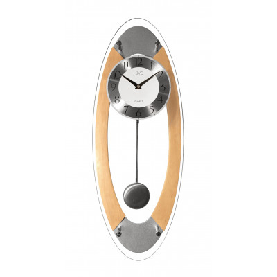 Nástenné kyvadlové hodiny JVD N16024/68, 60cm
