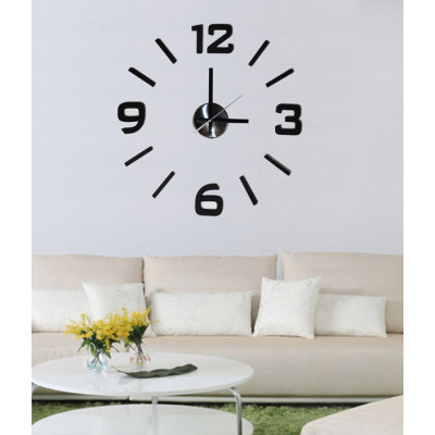 Nalepovacie nástenné hodiny, HM02, 50cm Nalepovacie nástenné hodiny, HM02, 50cm