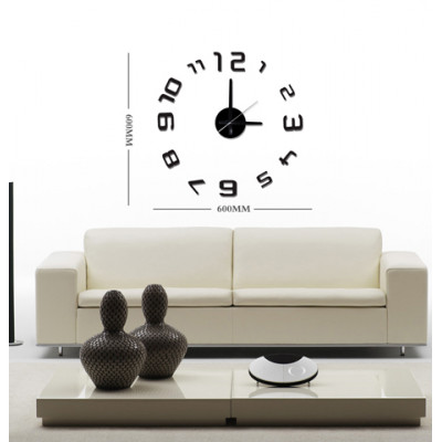 Nalepovacie nástenné hodiny, HM26, 60cm Nalepovacie nástenné hodiny, HM26, 60cm