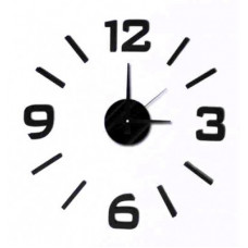 Nalepovacie nástenné hodiny, MPM 3509/3-12bk, 50cm