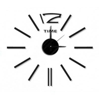 Nalepovacie nástenné hodiny MPM 3510/Time bk – Čierne (50 cm) Nalepovacie nástenné hodiny MPM 3510/Time bk – Čierne (50 cm)