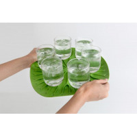 Odkapávač Qualy Baibua Tray, zelený Odkapávač Qualy Baibua Tray, zelený