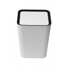 Odpadkový kôš Qualy Mini Square Flip Bin, malý, biely Odpadkový kôš Qualy Mini Square Flip Bin, malý, biely