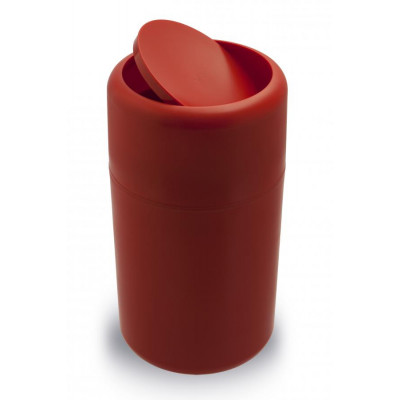 Odpadkový kôš Qualy Capsule Flip, červený Odpadkový kôš Qualy Capsule Flip, červený