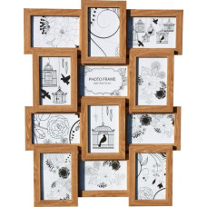MDF hnedý multirám na 12 fotiek N, 60cm