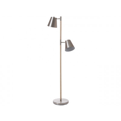 Podlahová lampa Leitmotiv Rubi 150cm, satén Podlahová lampa Leitmotiv Rubi 150cm, satén