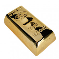 Pokladnička Zlatá tehlička, Golden Bar, 16cm
