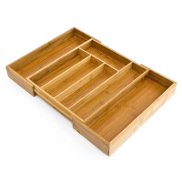 Nastaviteľný bambusový príborník do zásuvky RelaxDays RD10014262, 48 cm Nastaviteľný bambusový príborník do zásuvky RelaxDays RD10014262, 48 cm