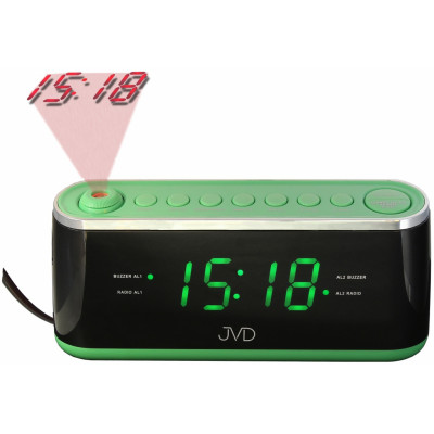 Projekčný budík do siete s rádiom, JVD SB97.2 Projekčný budík do siete s rádiom, JVD SB97.2