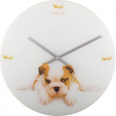 Puppy nástenné hodiny Nextime 43cm Puppy nástenné hodiny Nextime 43cm