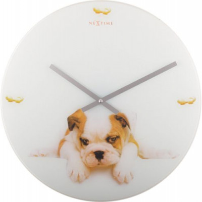 Puppy nástenné hodiny Nextime 43cm Puppy nástenné hodiny Nextime 43cm