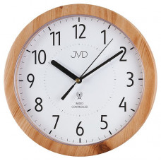 Rádiom riadené nástenné hodiny JVD RH612.7 (25 cm) – imitácia dreva Rádiom riadené nástenné hodiny JVD RH612.7 (25 cm) – imitácia dreva