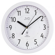 Rádiom riadené nástenné hodiny JVD RH612.13 v elegantnej bielej farbe Rádiom riadené nástenné hodiny JVD RH612.13 v elegantnej bielej farbe