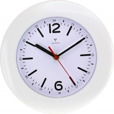 Rádiom riadené hodiny MPM, 2953.00 - biela, 25cm Rádiom riadené hodiny MPM, 2953.00 - biela, 25cm
