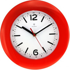 Rádiom riadené hodiny MPM, 2953.20 - červená, 25cm