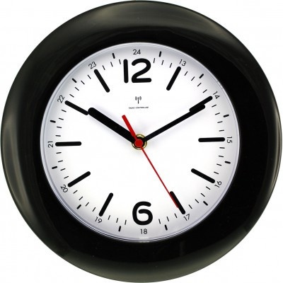 Rádiom riadené hodiny MPM, 2953.90 - čierna, 25cm