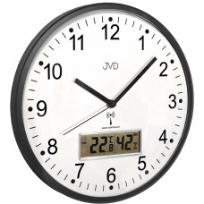 Rádiom riadené hodiny JVD RH78.2 – moderné nástenné hodiny 30 cm s automatickým časom Rádiom riadené hodiny JVD RH78.2 – moderné nástenné hodiny 30 cm s automatickým časom