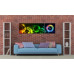 2-dielny obraz s hodinami Rainbow, 158x46cm 2-dielny obraz s hodinami Rainbow, 158x46cm