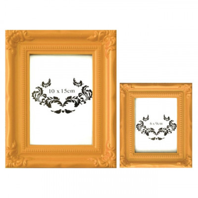 Sada dvoch žltých fotorámov Sada dvoch žltých fotorámov