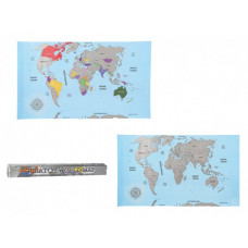 Stieracia mapa sveta 88x52 cm Stieracia mapa sveta 88x52 cm