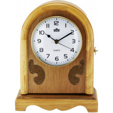 Stolové hodiny MPM, 2696.53 - svetlé drevo, 21cm
